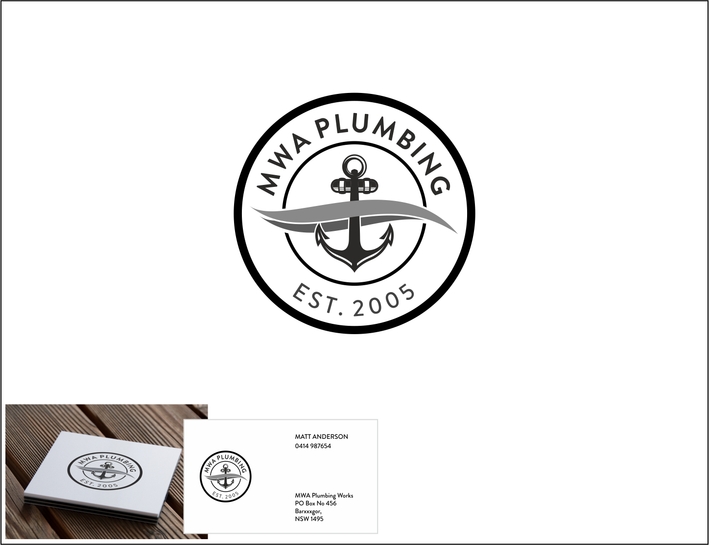 Diseño de Logo por Bindhu K para MWA Plumbing | Diseño #15565771