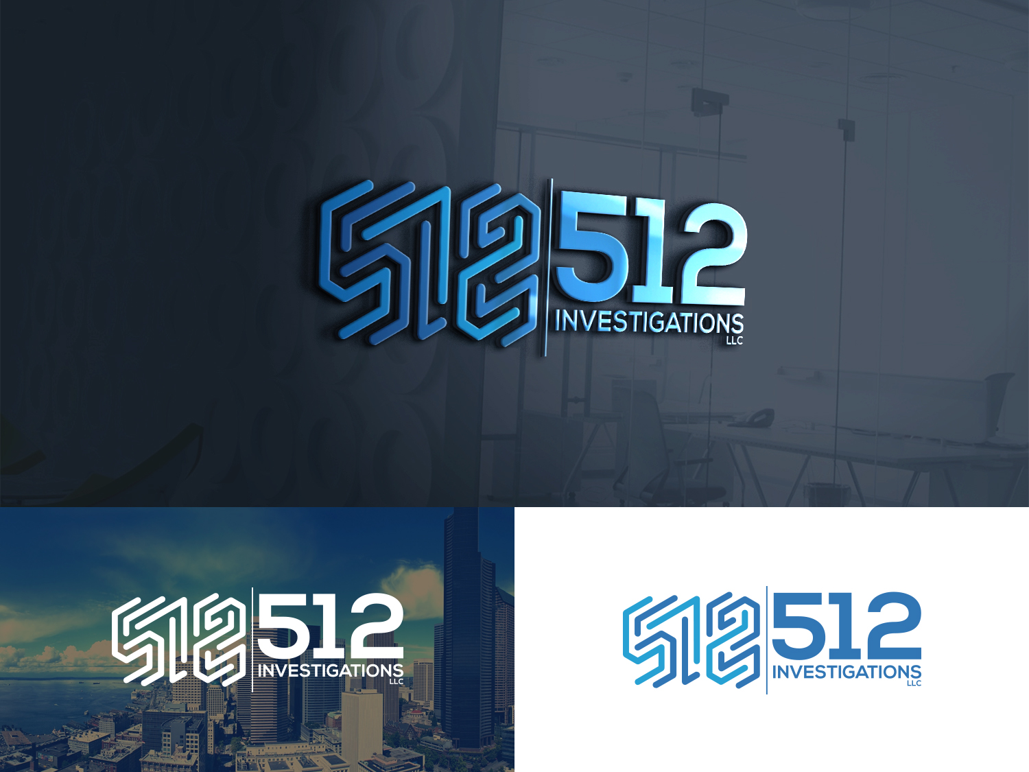 Logo Design by Aliza Creative for 512 Investigations, LLC  | Design #15564821