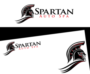 Spartan Auto Spa | Logo Design by blue eye