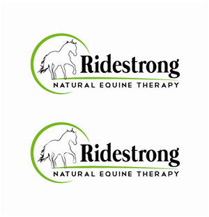 Logo Design by Marta Sobczak  for Ridestrong Natural Equine Therapy | Design: #2640402