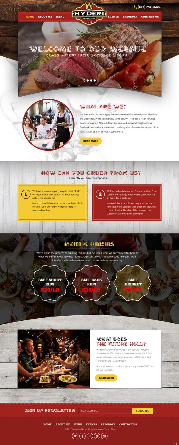 Wordpress Design by pb for this project | Design #15587860