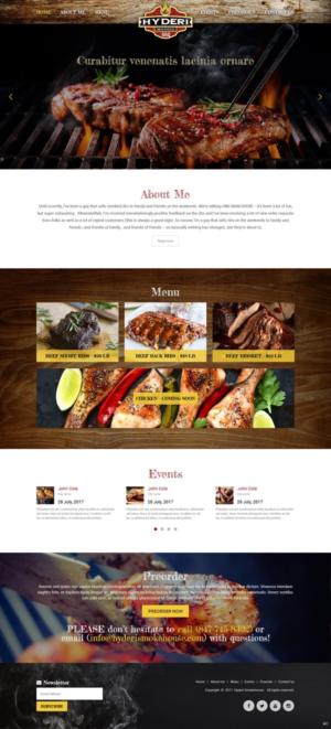 Wordpress Design by pb for this project | Design: #15587861