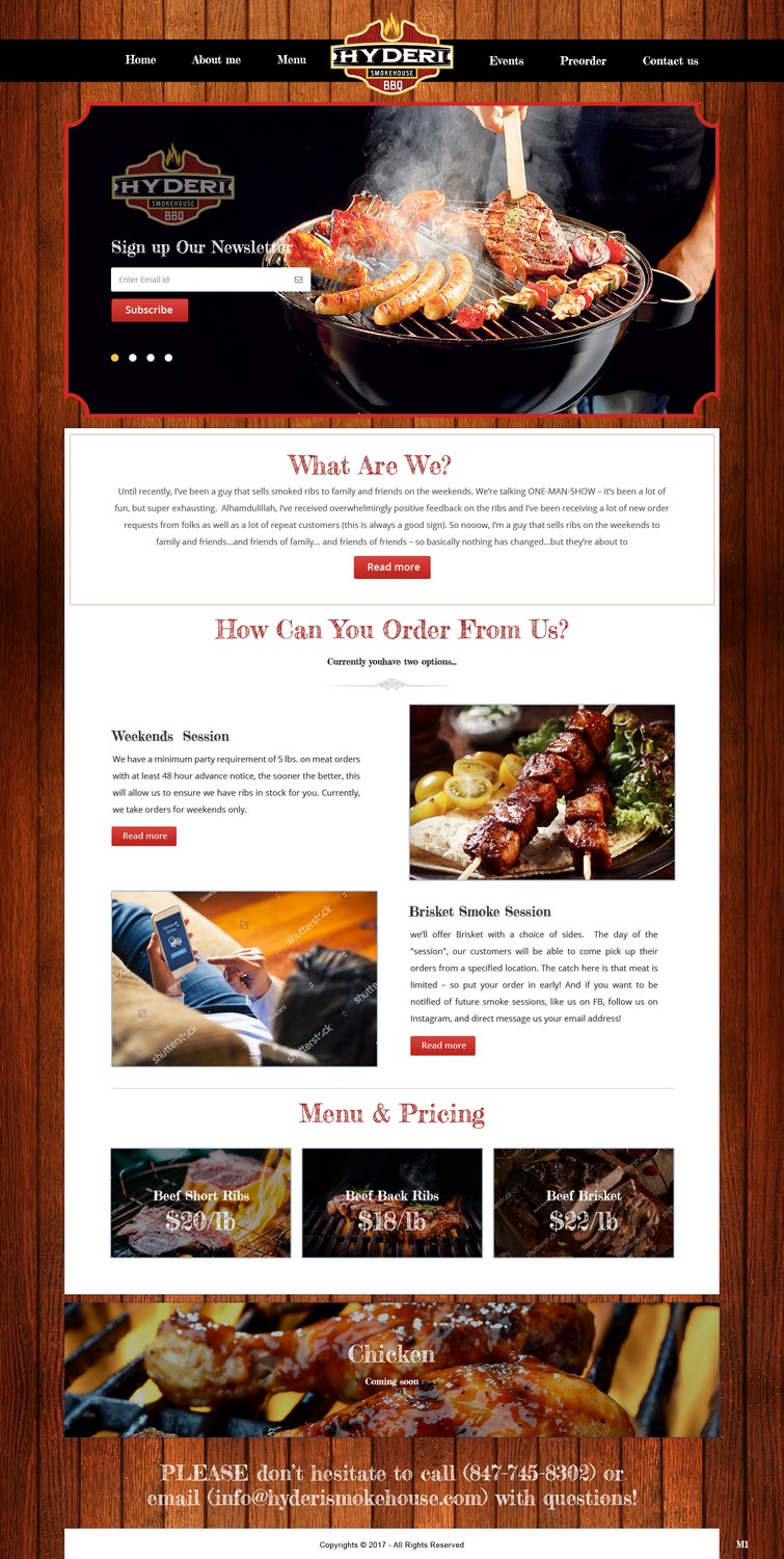 Wordpress Design by pb for this project | Design #15587878