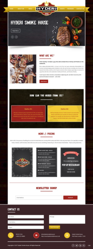 Wordpress Design by pb for this project | Design: #15587880