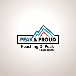 Peak & Proud - reaching our peak - 13.6M @ $56 | Diseño de Logo por Arham Hidayat
