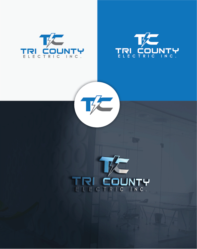 Logo Design by gleace design 2022 for Tri County Electric Inc. | Design #15747985