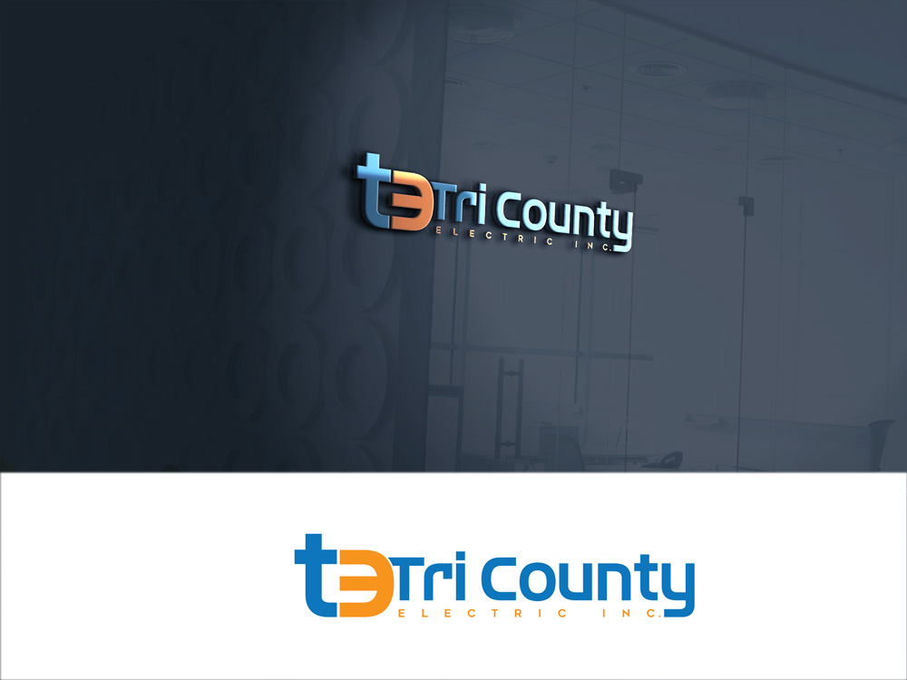 Logo Design by A S design @ for Tri County Electric Inc. | Design #15655631
