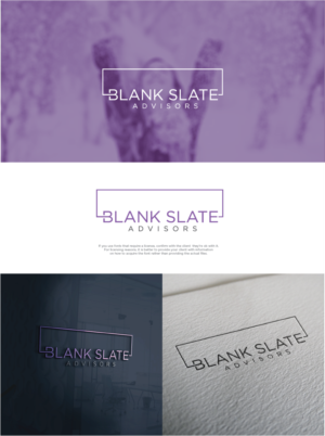 Design de Logo par totaleffects pour Blank Slate Advisors | Design : #15694519