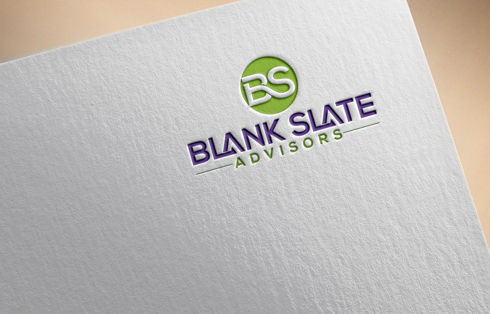 Logo Design by A S design @ for Blank Slate Advisors | Design #15620314