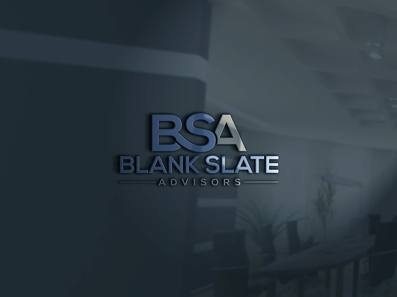 Diseño de Logo por IconicEcho para Blank Slate Advisors | Diseño #15604175