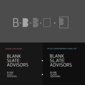 Logo Design by TheWisemo for Blank Slate Advisors | Design: #16157665