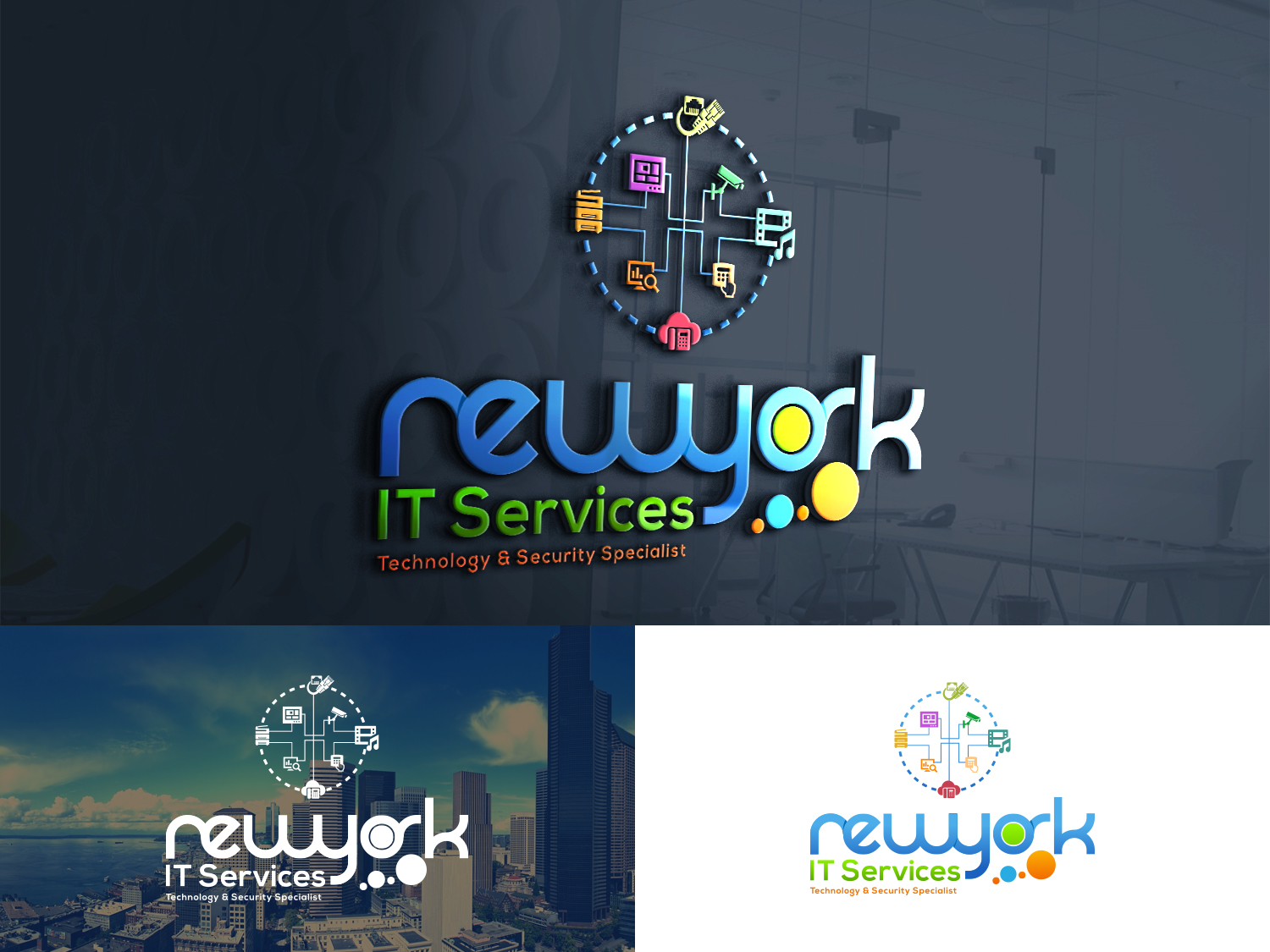 Logo Design by Aliza Creative for New York IT Service | Design #15595901