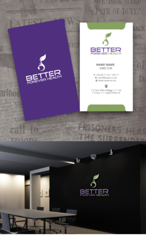 Diseño de Logo por zebronicgraphic para Better Forever Health | Diseño: #15796668