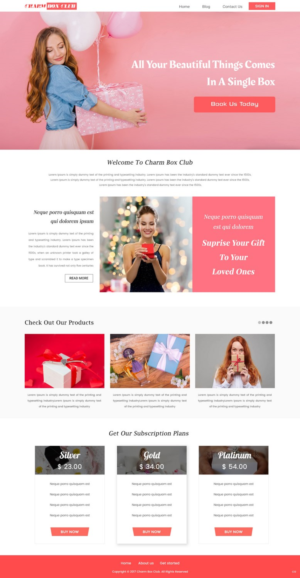 Web Design by pb for this project | Design: #15579539