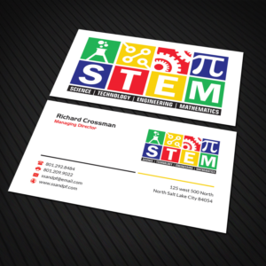 STEM business card project for a STEM teacher | Diseño de Tarjeta de Presentación por Sandaruwan