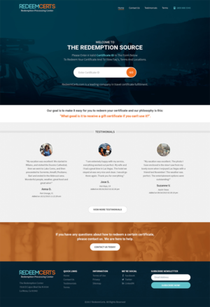 Web Design by RupalTechno for Shane | Design: #15635410