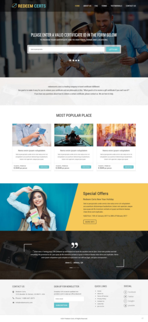 Web Design by pb for Shane | Design: #15579673