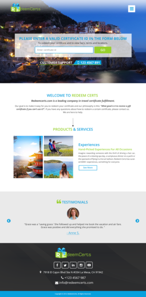 Web Design by Saurabh for Shane | Design: #15639731