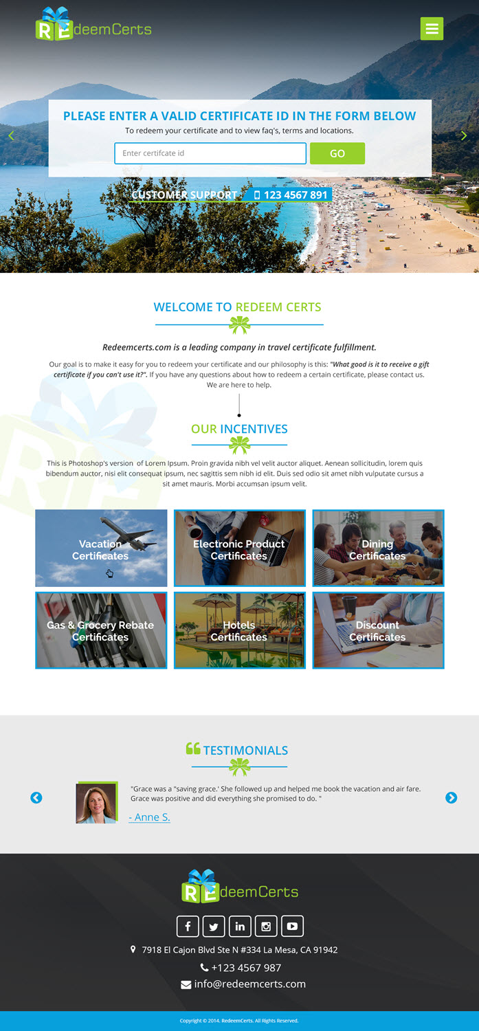Web Design by Saurabh for Shane | Design #15672606