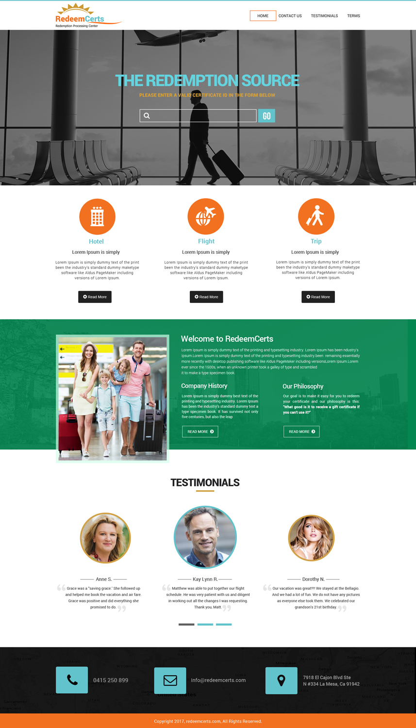 Web Design by Dream Logo Design for Shane | Design #15579783