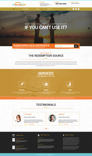 Web Design by Dream Logo Design for Shane | Design: #15579789