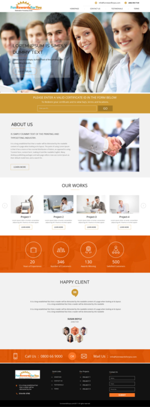 Web Design by Dream Logo Design for Shane | Design: #15579800