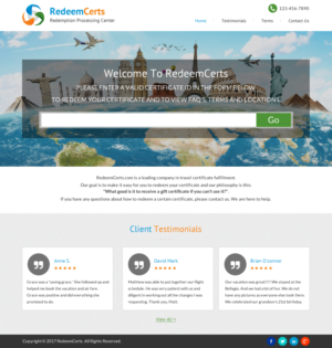 www.RedeemCerts.com | Web Design by Creative Design