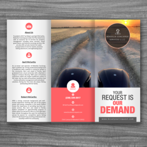 Brochure Design by debdesign for Bokeelia Concierge Services L.L.C | Design: #15578294