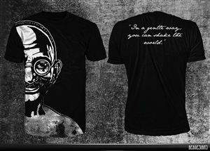 Ghandi tee | T-Shirt-Design von gekgrfx