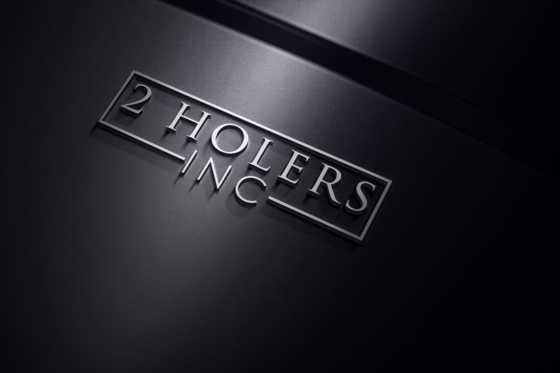 Logo Design by rocklee for 2 holers inc. | Design #15612426
