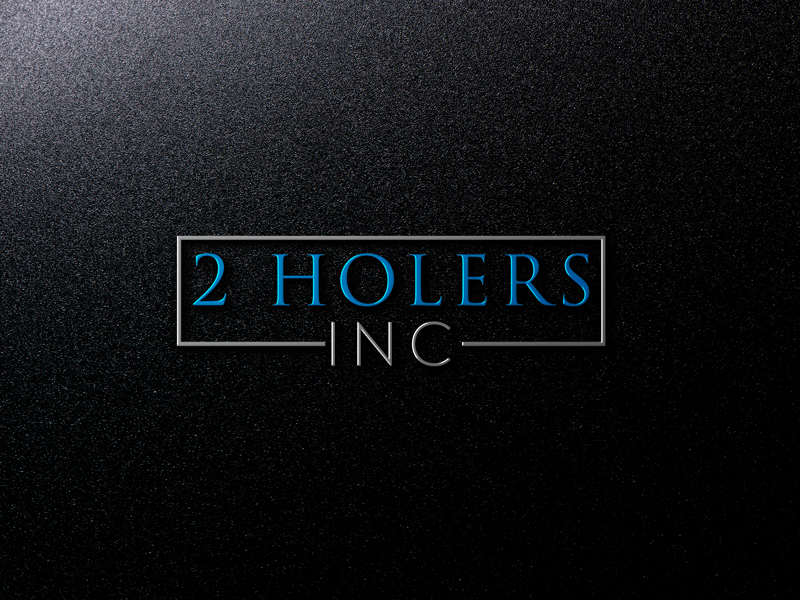 Logo Design by rocklee for 2 holers inc. | Design #15612427
