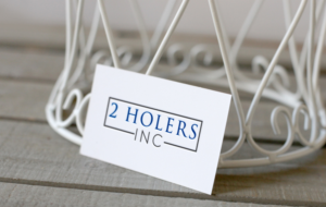 Logo Design by rocklee for 2 holers inc. | Design: #15612428