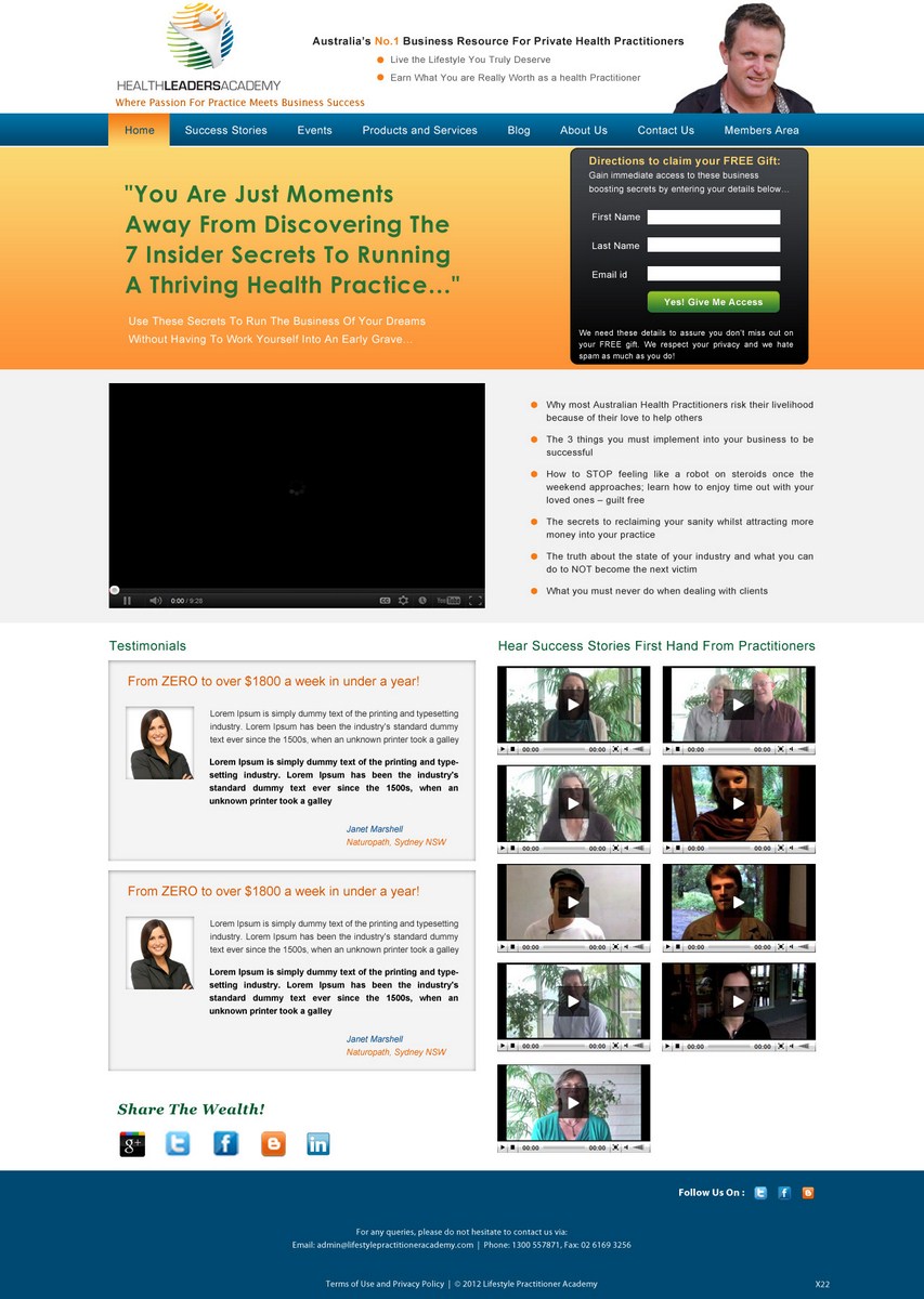 Web Design by pb for this project | Design #589617