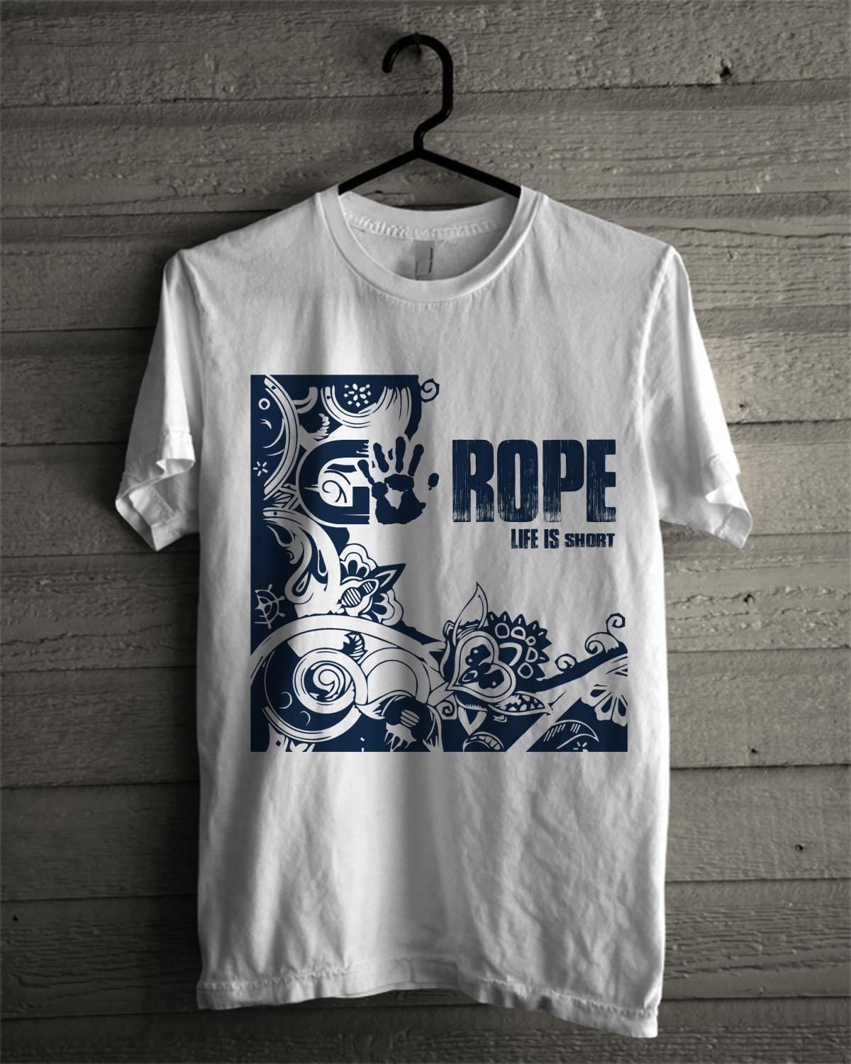 Diseño de Camiseta por creative gravity para Go Rope Clothing Co. | Diseño #15807629