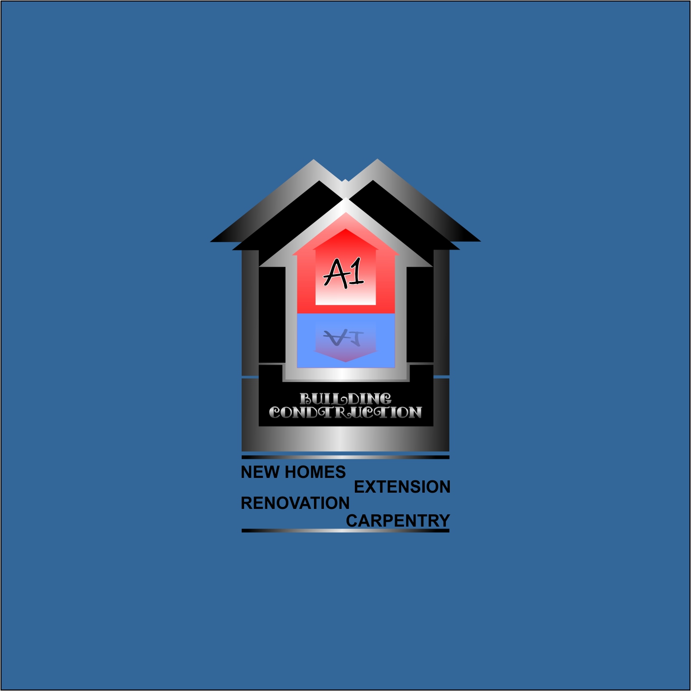 Logo-Design von Niklause für A1 homes and carpentry  | Design #15597291