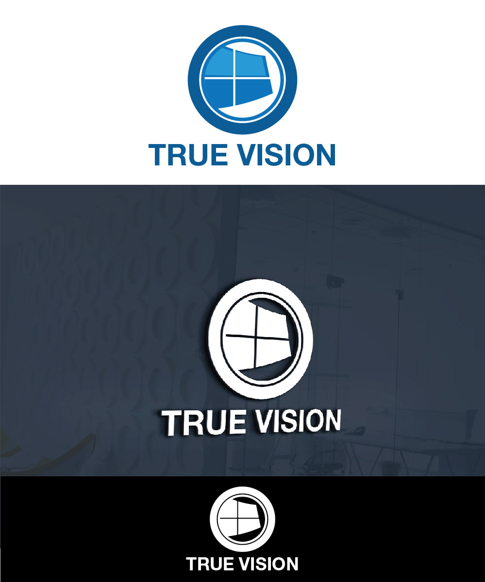 Logo Design by joliau for True Vision Windows & Doors | Design #15599707