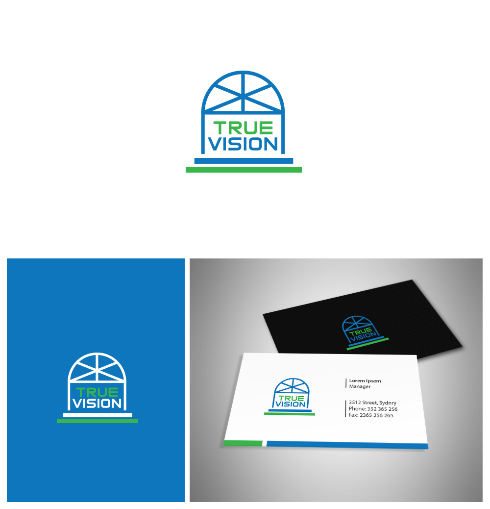 Logo Design by Deziners Zone for True Vision Windows & Doors | Design #15596113