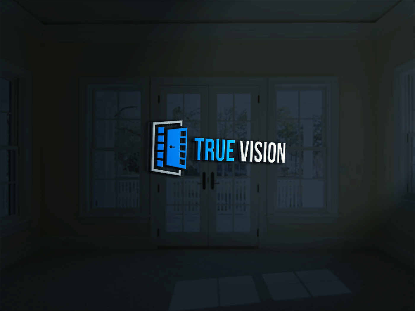 Logo Design by Deziners Zone for True Vision Windows & Doors | Design #15596115