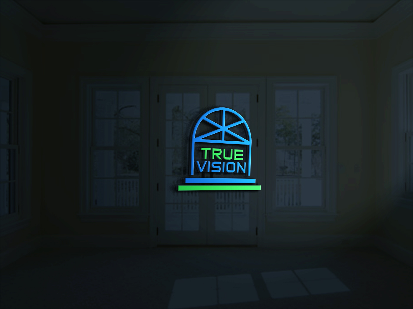 Logo Design by Deziners Zone for True Vision Windows & Doors | Design #15596126