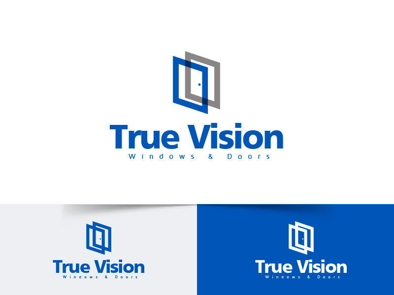 Diseño de Logo por isasistudio para True Vision Windows & Doors | Diseño #15608517