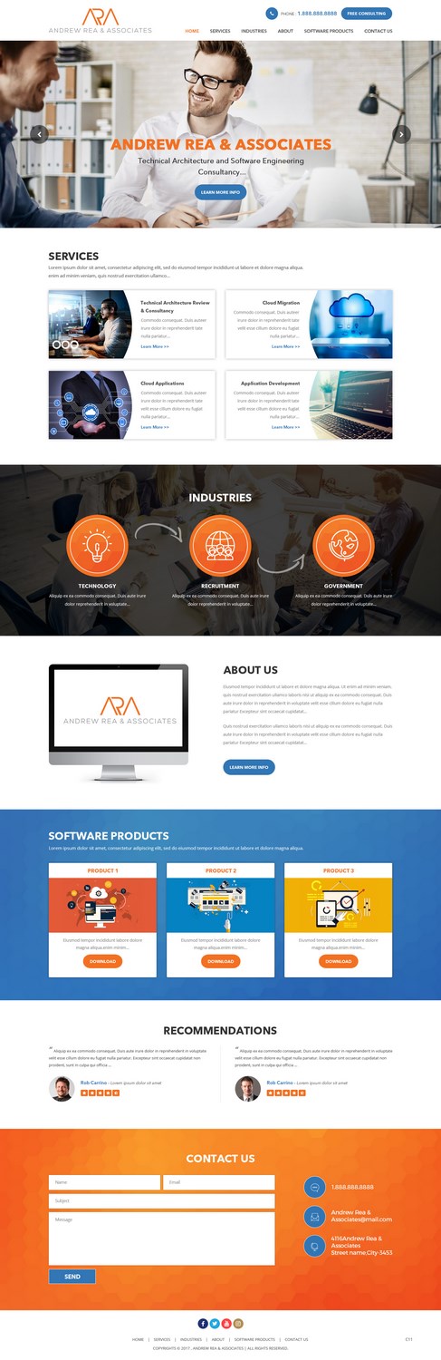 Web Design by pb for this project | Design #15707012