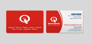 Business Card Design by INDIAN_Ashok for Straits Laundry Pte Ltd  | Design: #15589023