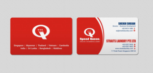 Business Card Design by INDIAN_Ashok for Straits Laundry Pte Ltd  | Design: #15589024