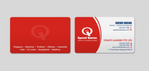 Business Card Design by INDIAN_Ashok for Straits Laundry Pte Ltd  | Design: #15589278