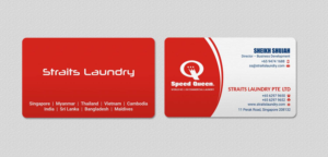 Business Card Design by INDIAN_Ashok for Straits Laundry Pte Ltd  | Design: #15610644