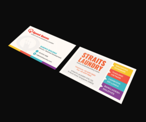 Business Card Design by JK18 for Straits Laundry Pte Ltd  | Design: #15584669