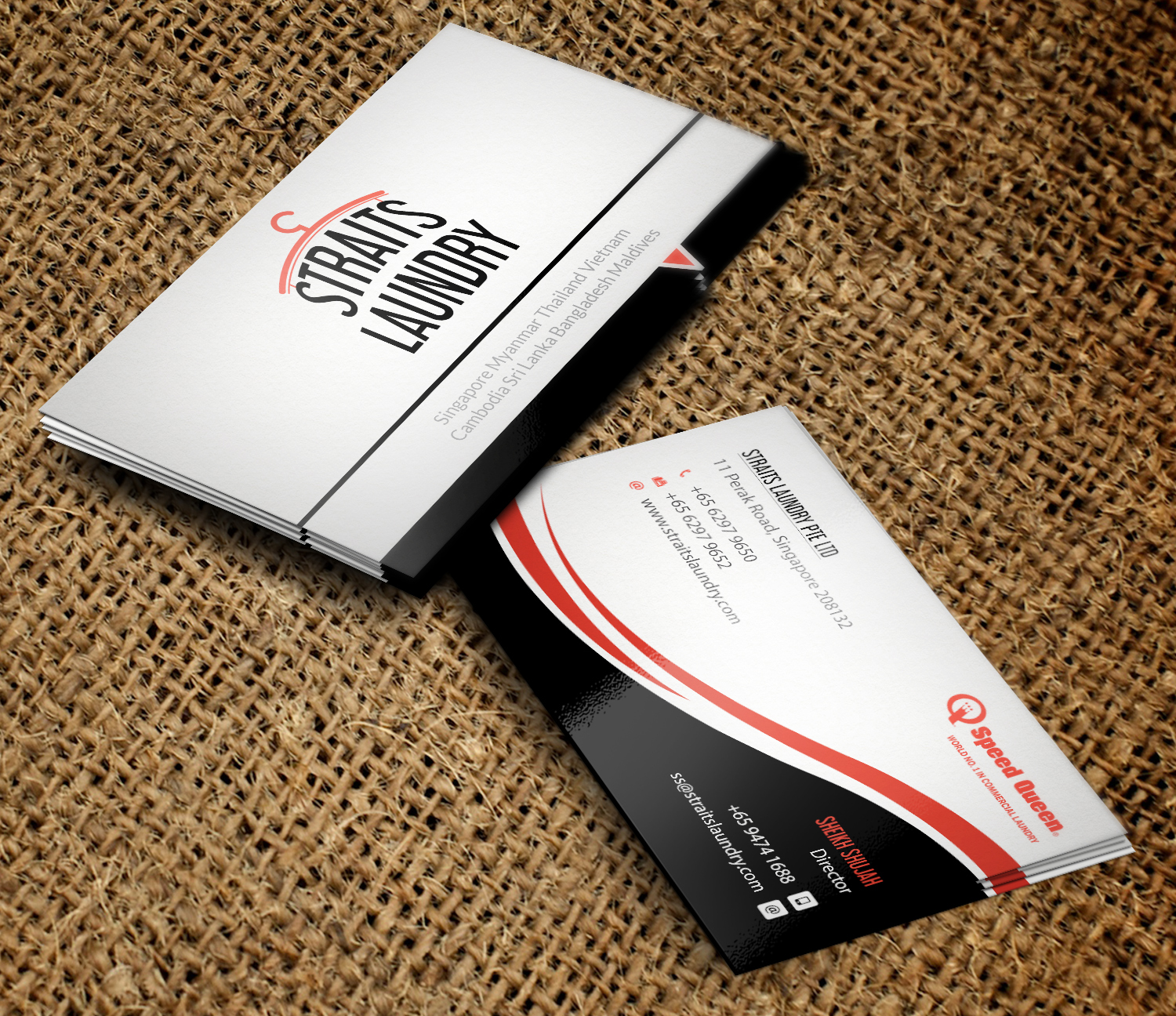 Design de Carte de Visite par PD Studios pour Straits Laundry Pte Ltd  | Design #15584715