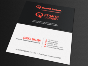 Business Card Design by chandrayaan.creative for Straits Laundry Pte Ltd  | Design: #15586229