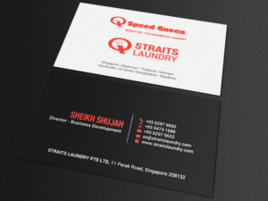 Business Card Design by chandrayaan.creative for Straits Laundry Pte Ltd  | Design: #15586233