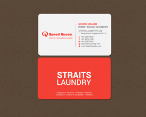 Business Card Design by chandrayaan.creative for Straits Laundry Pte Ltd  | Design: #15586235